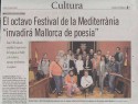 <b>Palma festival - 2006</b><br>Lourdes Duran para Diario de Mallorca del 2 de junio de 2006